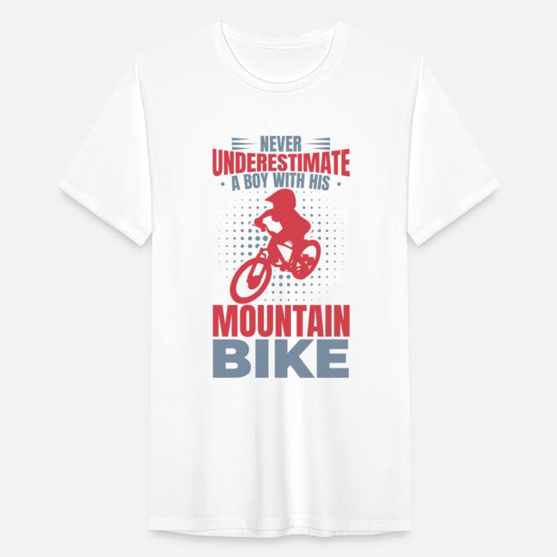 Never Underestimate Mountain Biking Boy