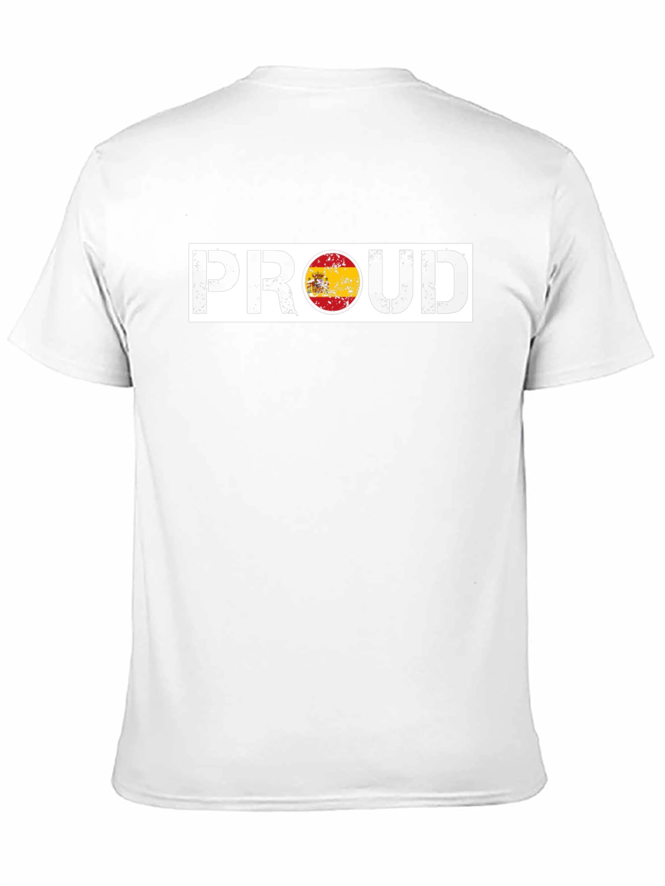 Proud Spain Flag T-Shirt - Black