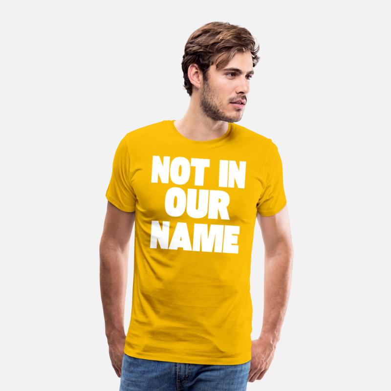 NOT IN OUR NAME Shirt not in our name tshirt