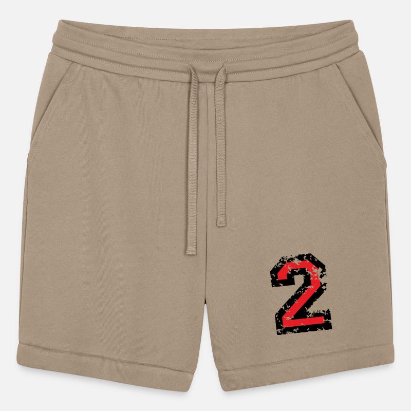 Number 2 (Distressed Red)