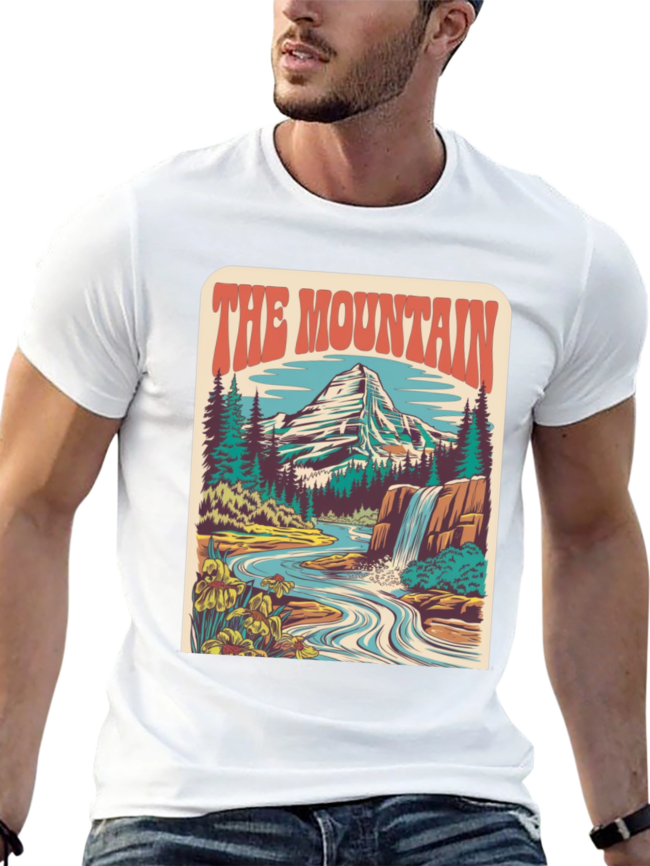 The Mountain Graphic Tee - Nature Lovers T-Shirt