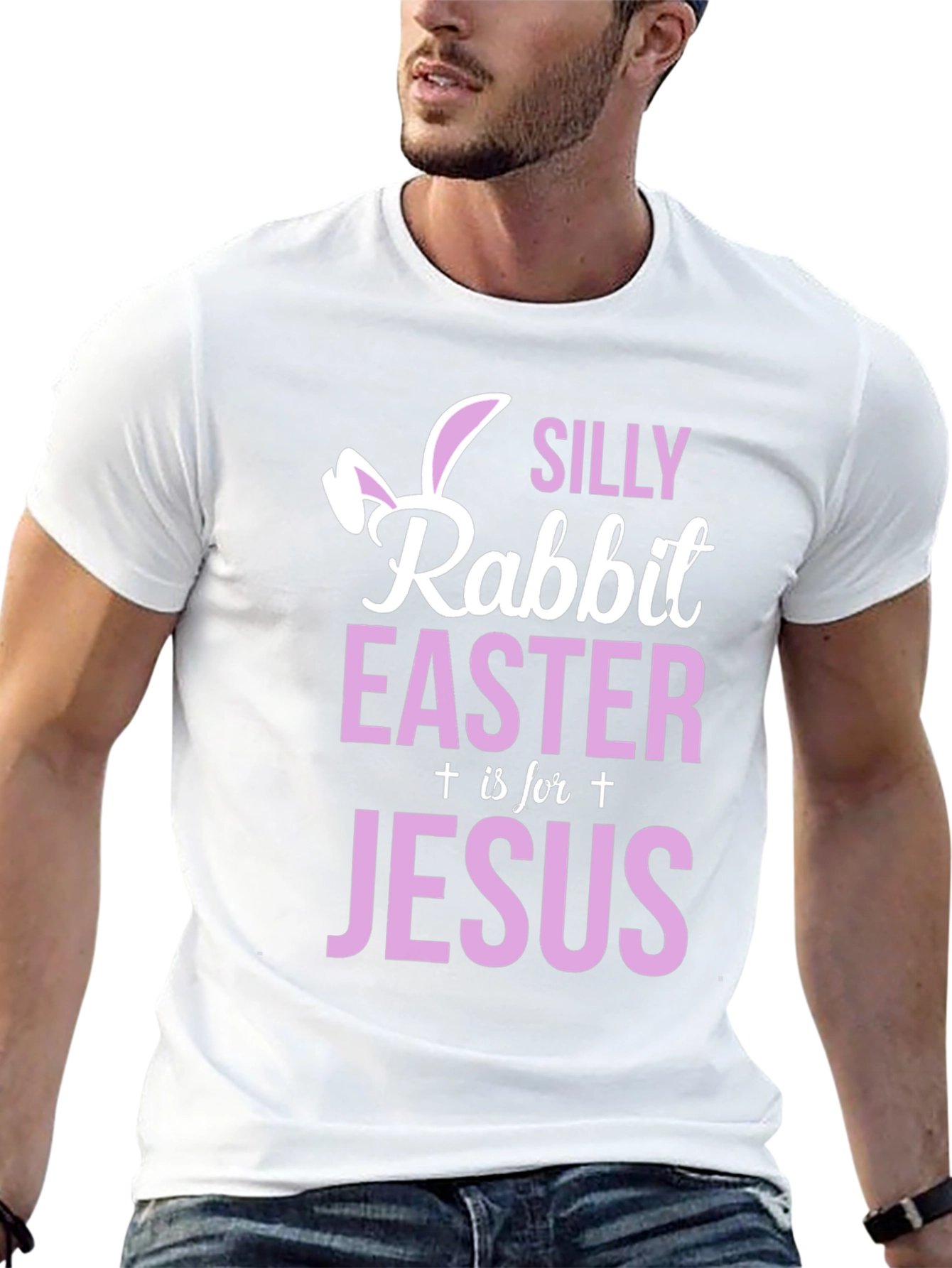 Silly Rabbit Easter is for Jesus T-Shirt