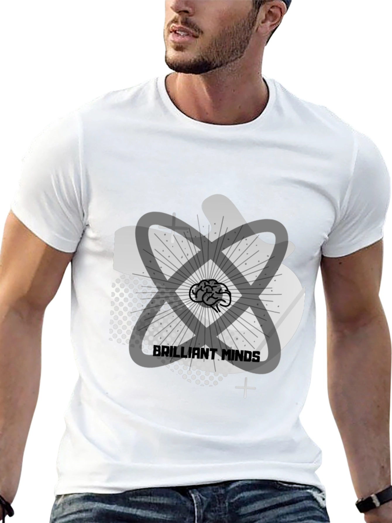 Brilliant Minds Graphic Tee - Smart Casual Fashion