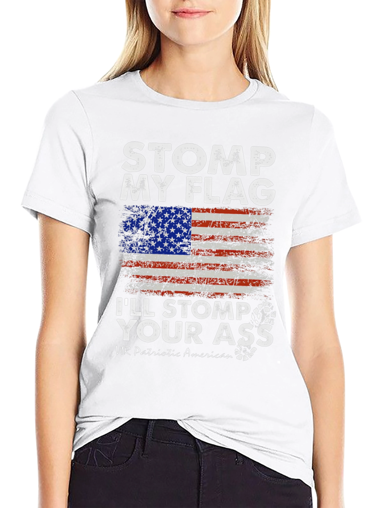 Stomp My Flag T-Shirt - Patriotic American