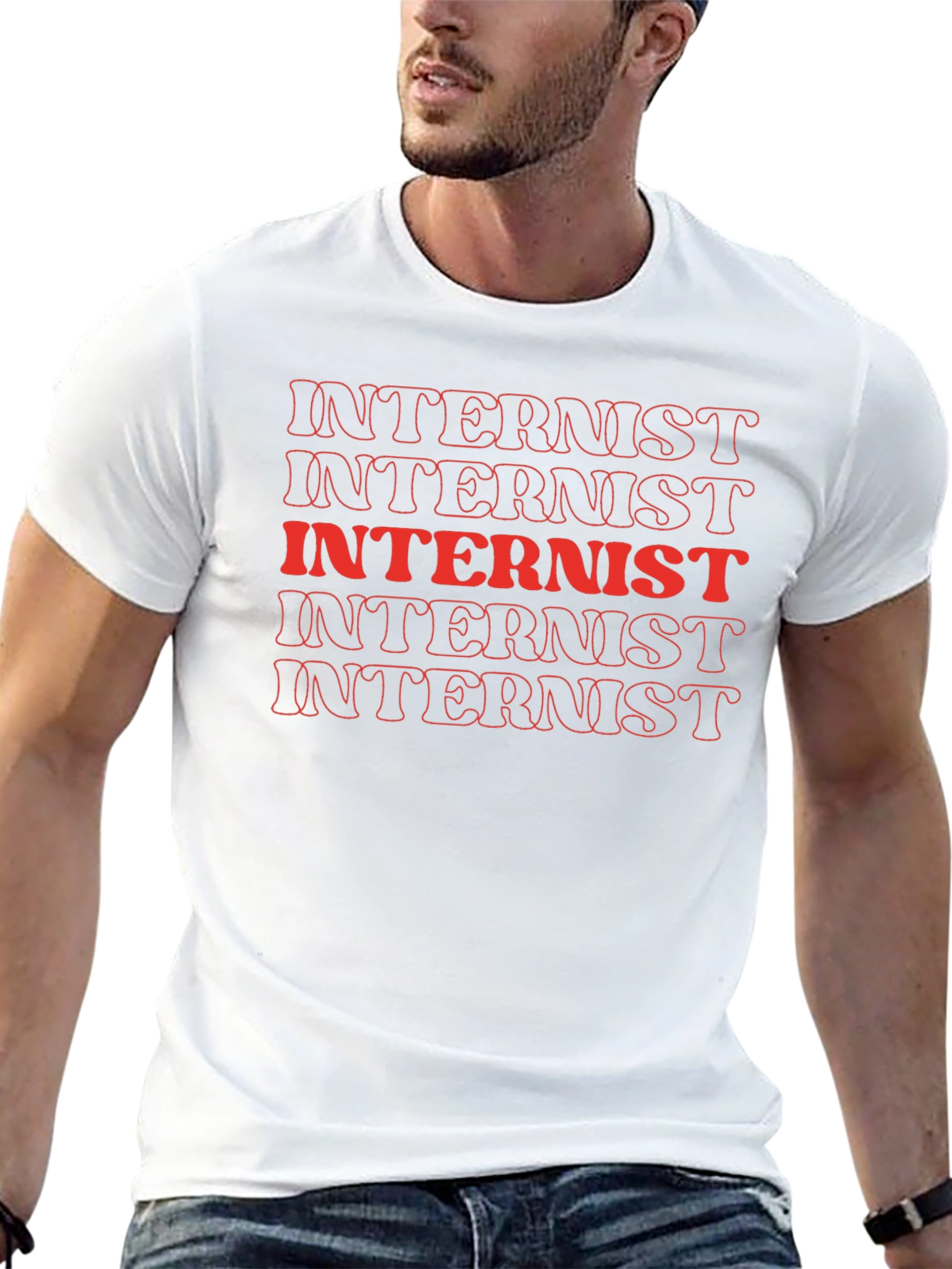 Internist Graphic Tee - Black