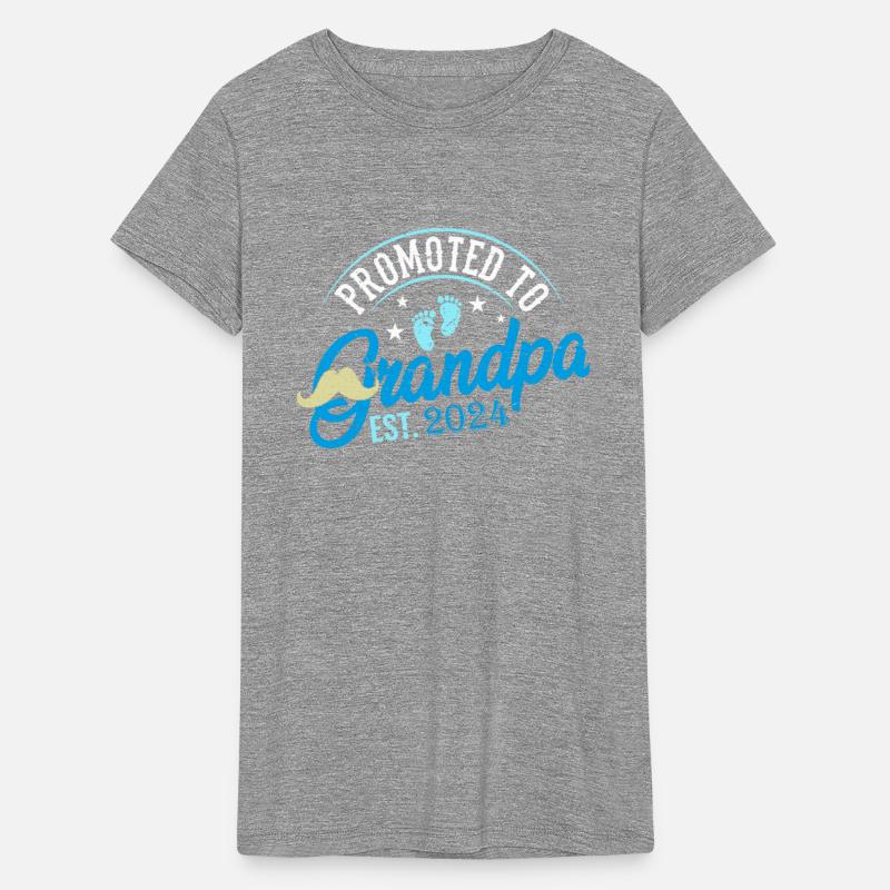 Promoted To Grandad Est 2024 New Grandad Gift