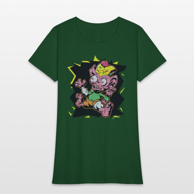 Red Shirt Retro Style 90s Cartoon Comic hero