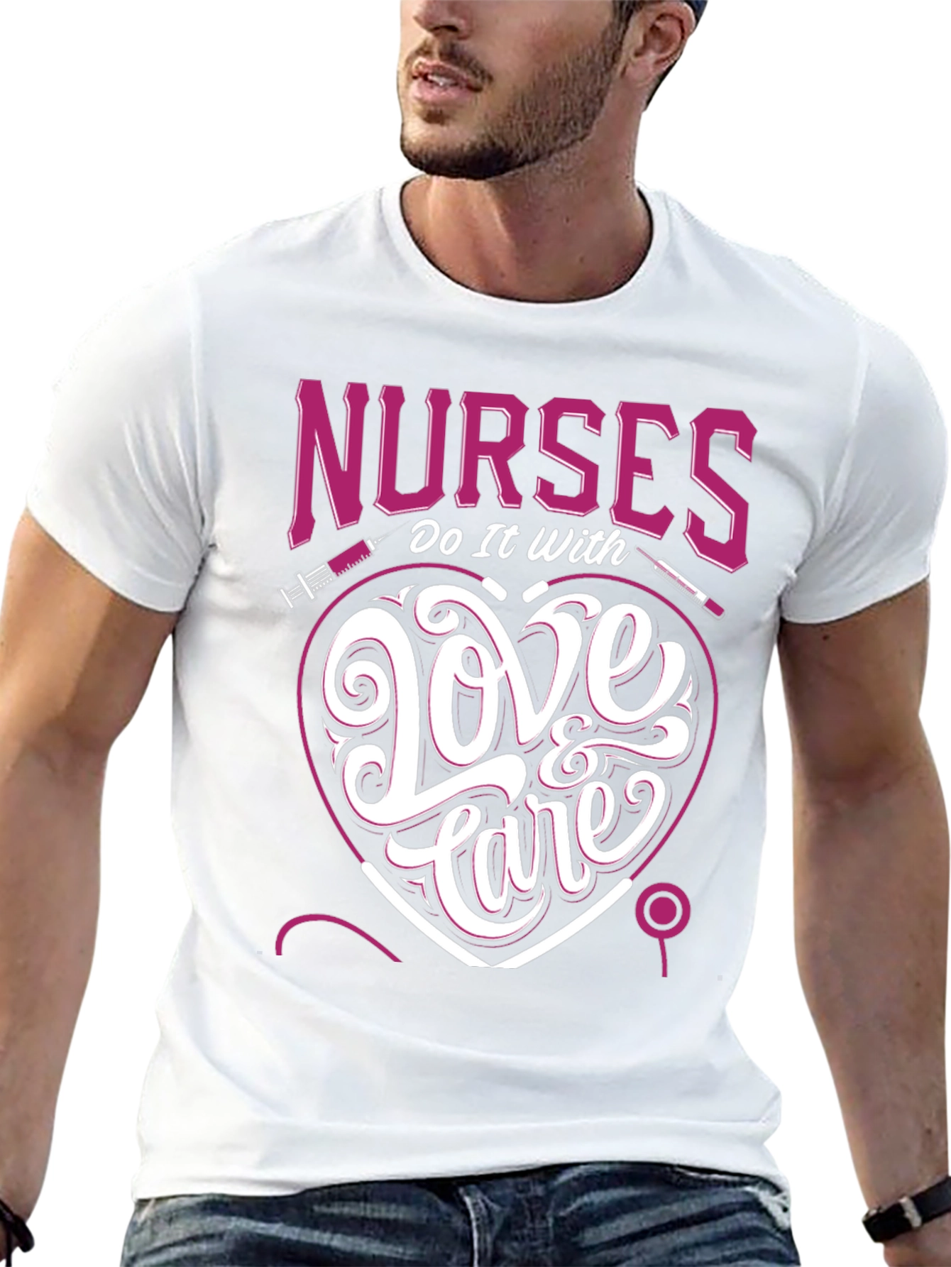 Nurses Do It With Love & Care T-Shirt