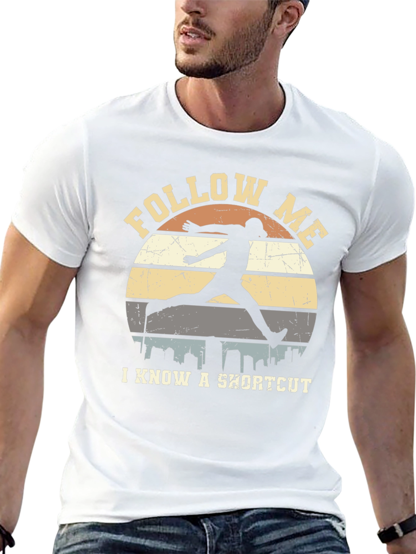 Follow Me Shortcut Graphic Tee