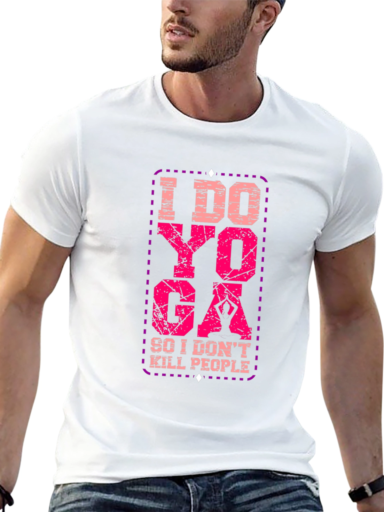 I Do Yoga So I Dont Kill People T-Shirt