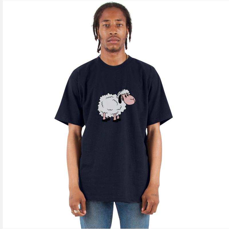 Sheep Baby Standing Cute Lamb Child Cool Comic