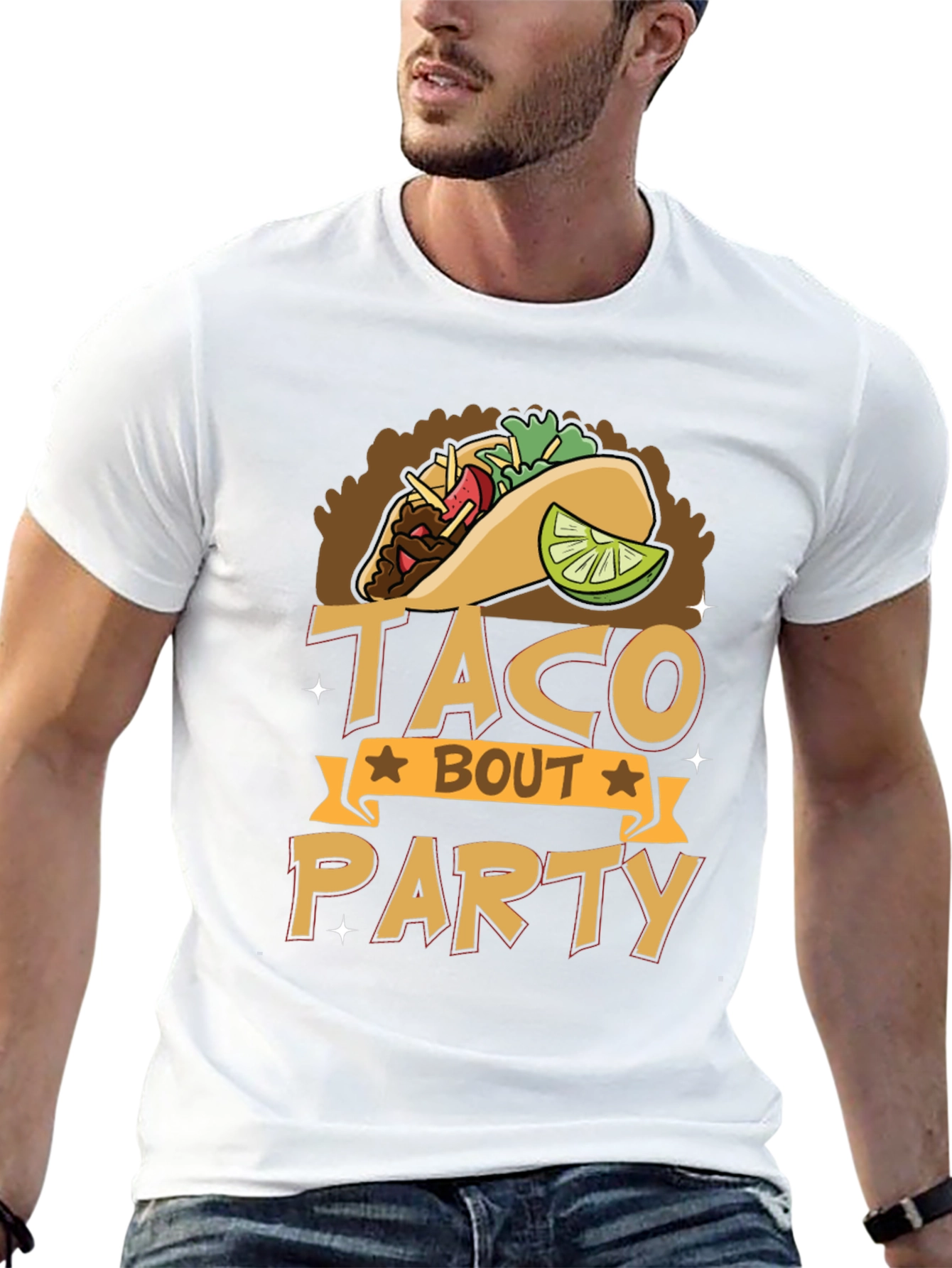 Taco Bout Party Graphic Tee - Black