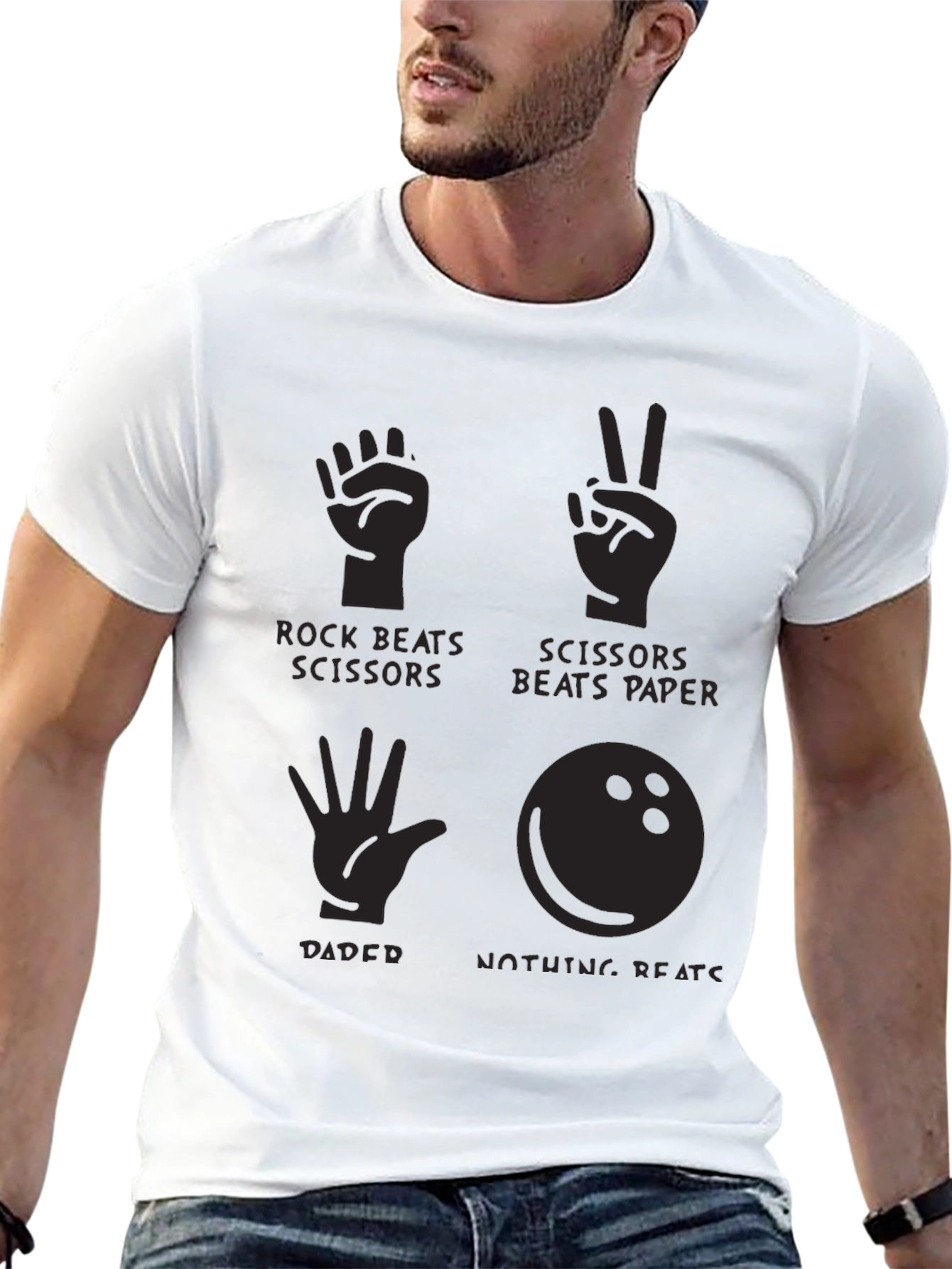 Rock Paper Scissors Bowling T-Shirt