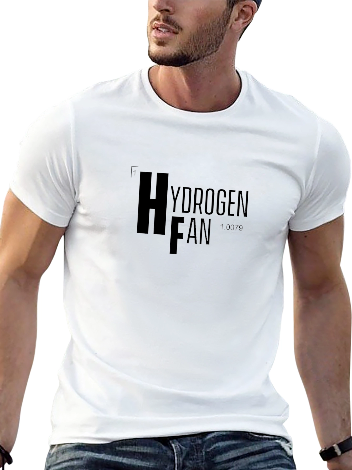 Hydrogen Fan Black T-Shirt
