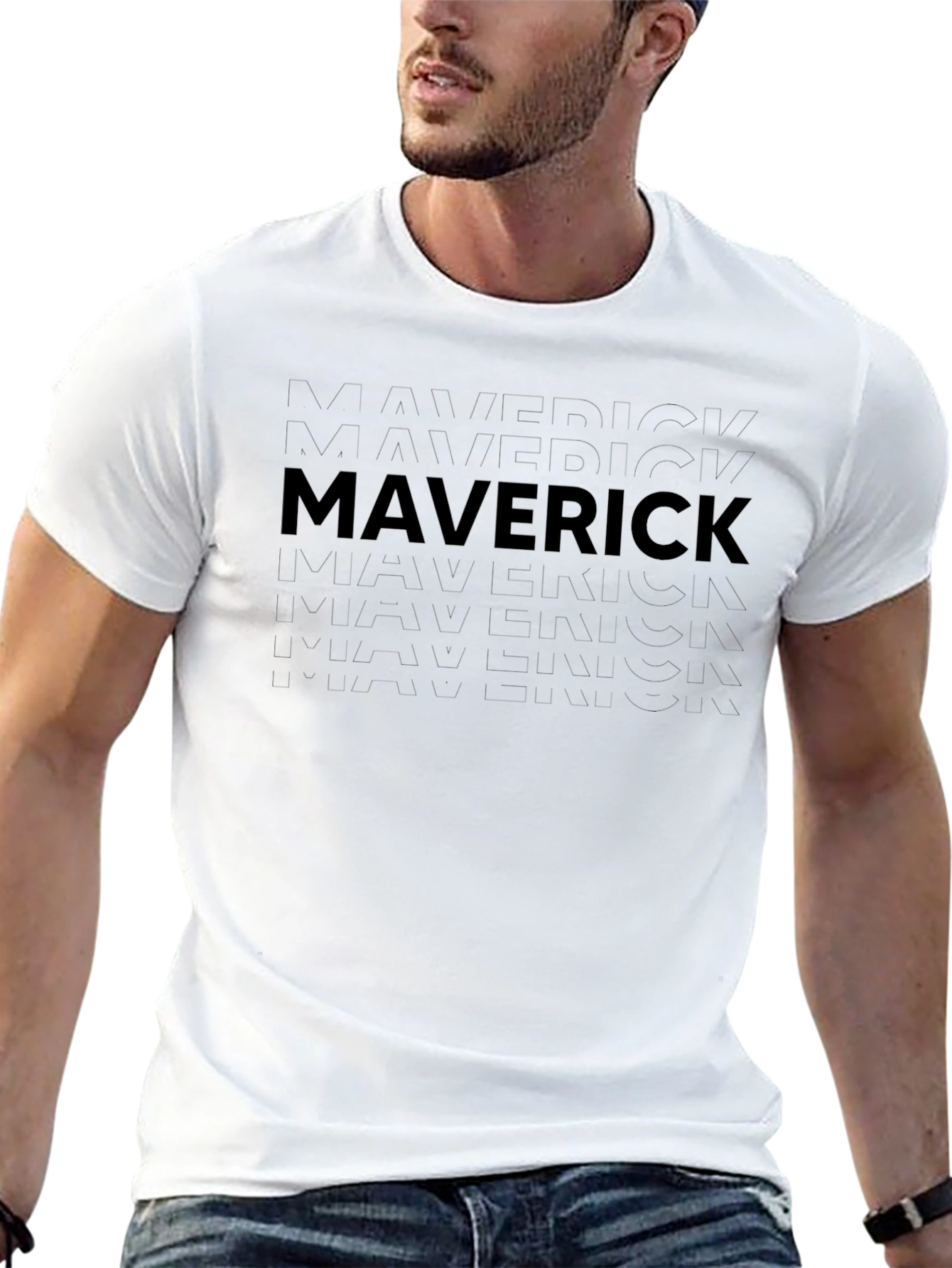 Maverick Graphic Tee - Classic Black