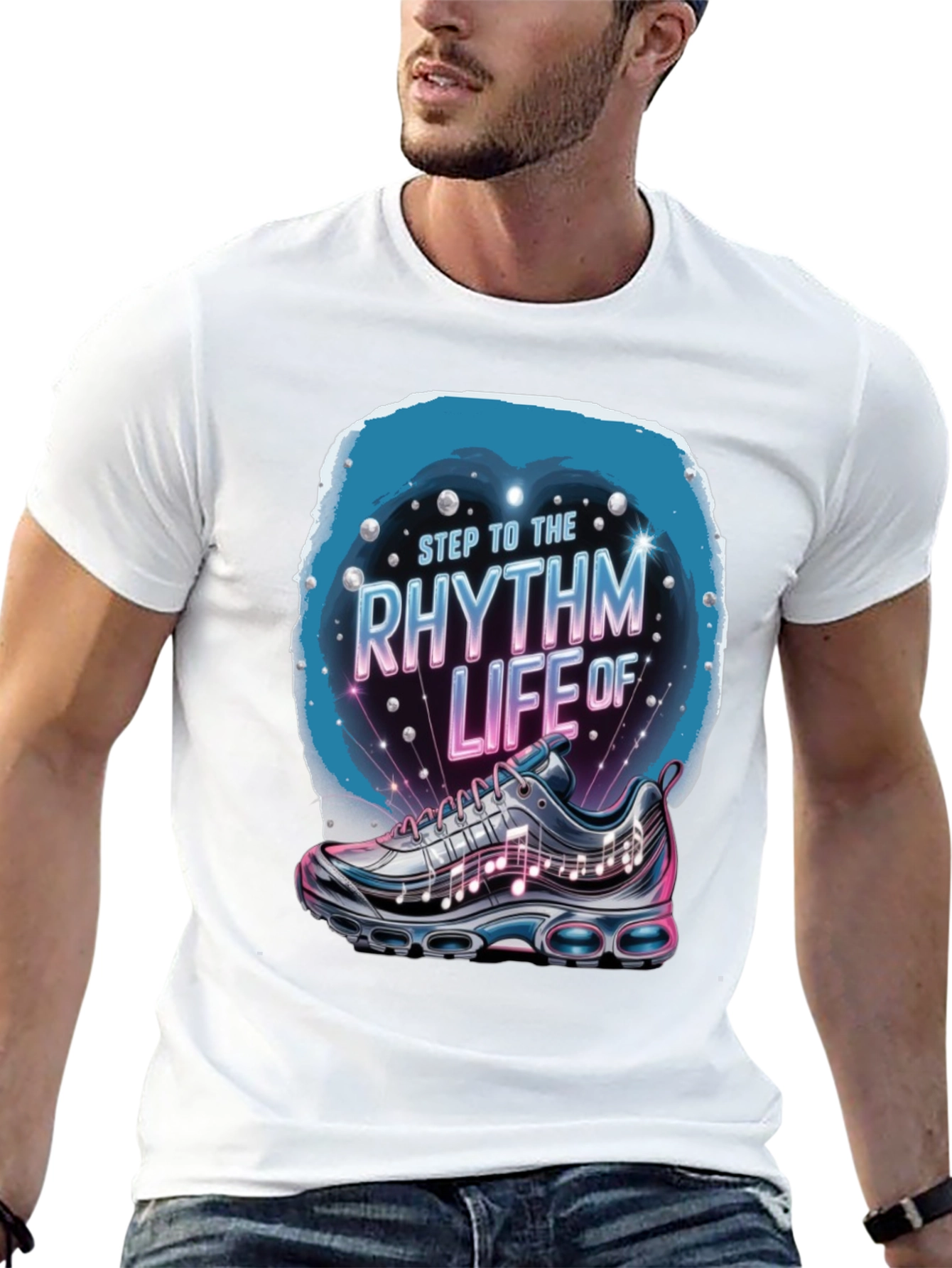 Rhythm of Life Sneaker Graphic Tee