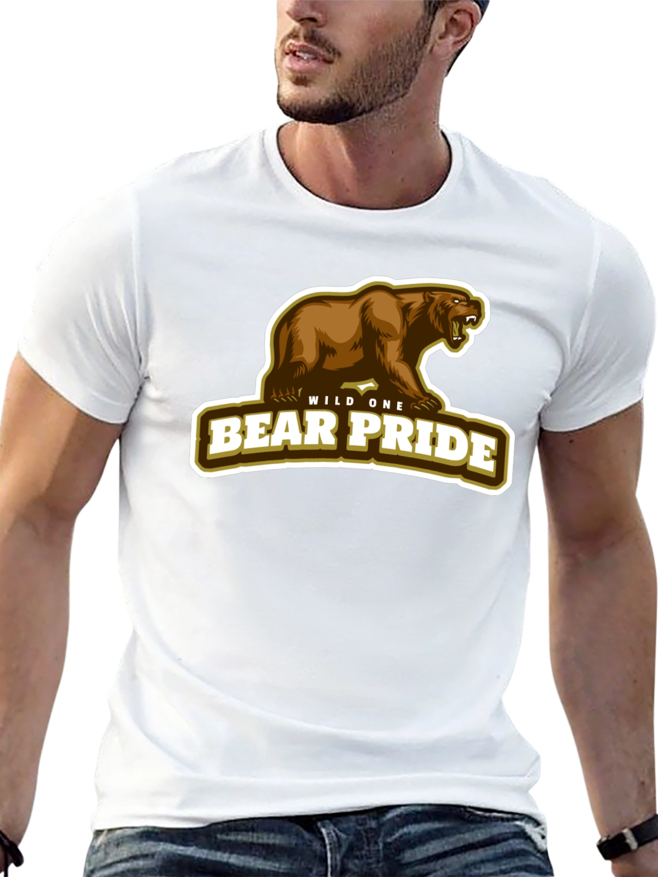 Bear Pride Wild One Graphic T-Shirt