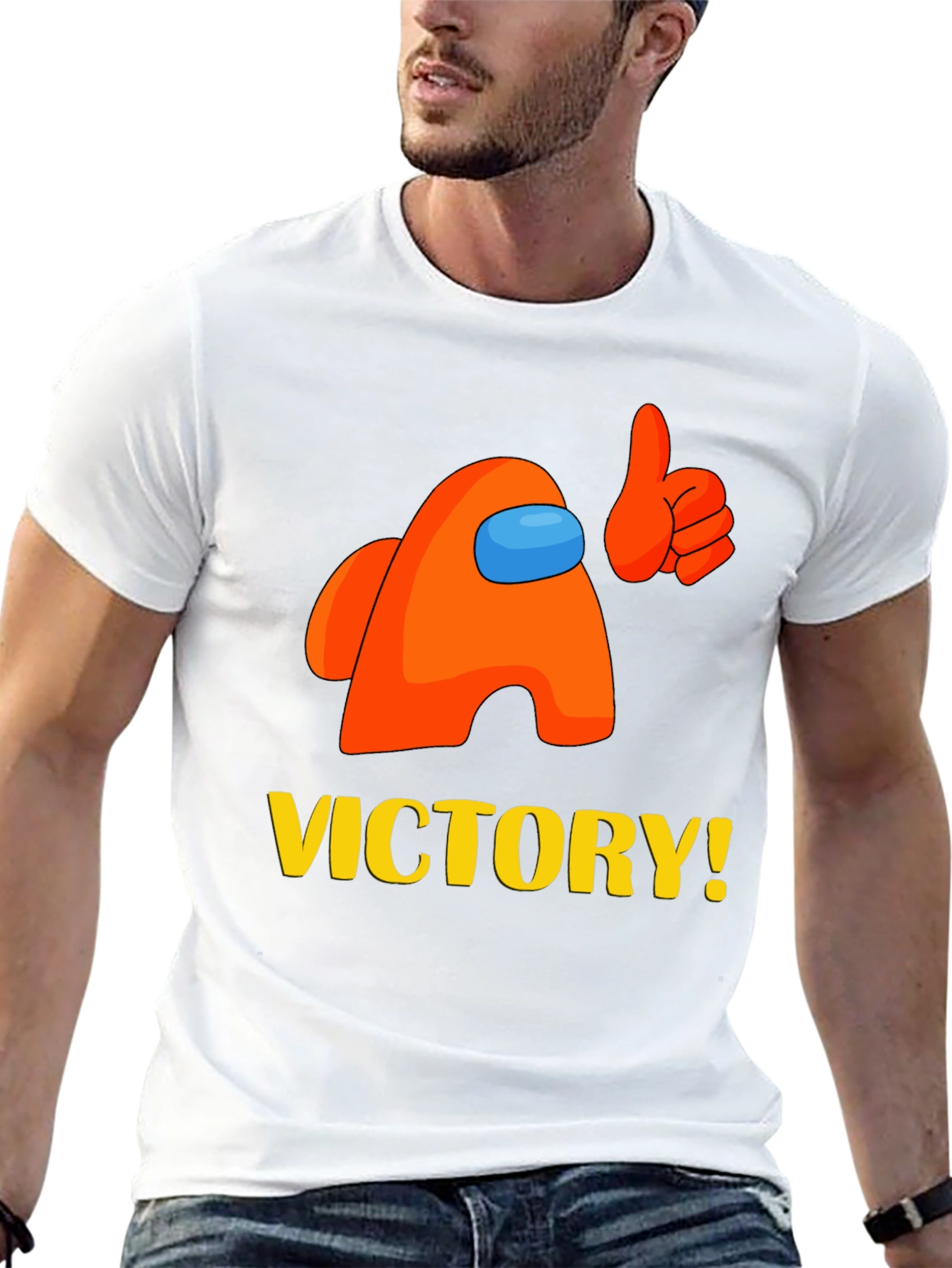 Among Us Victory T-Shirt - Crewmate Design