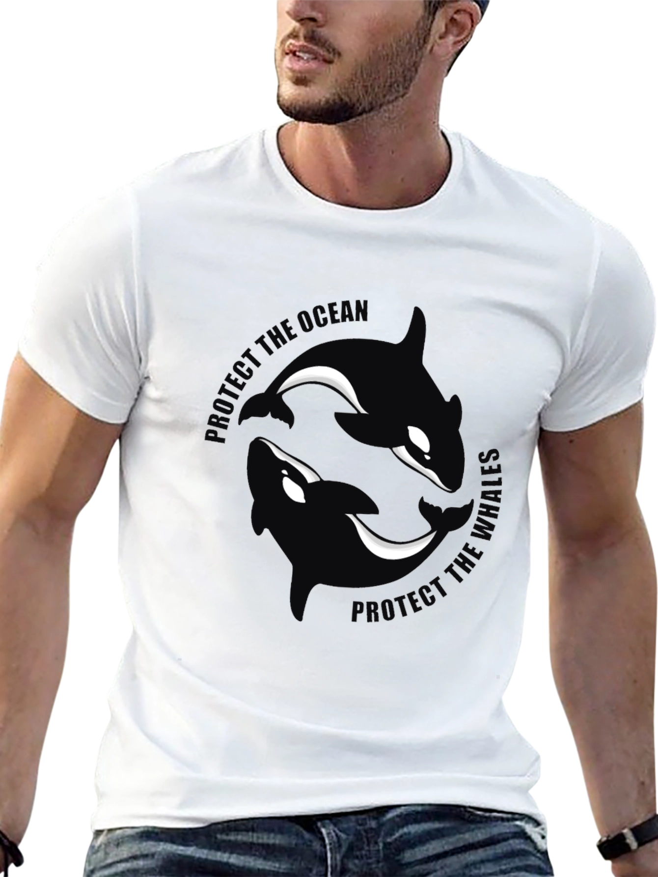 Protect the Ocean Orca T-Shirt