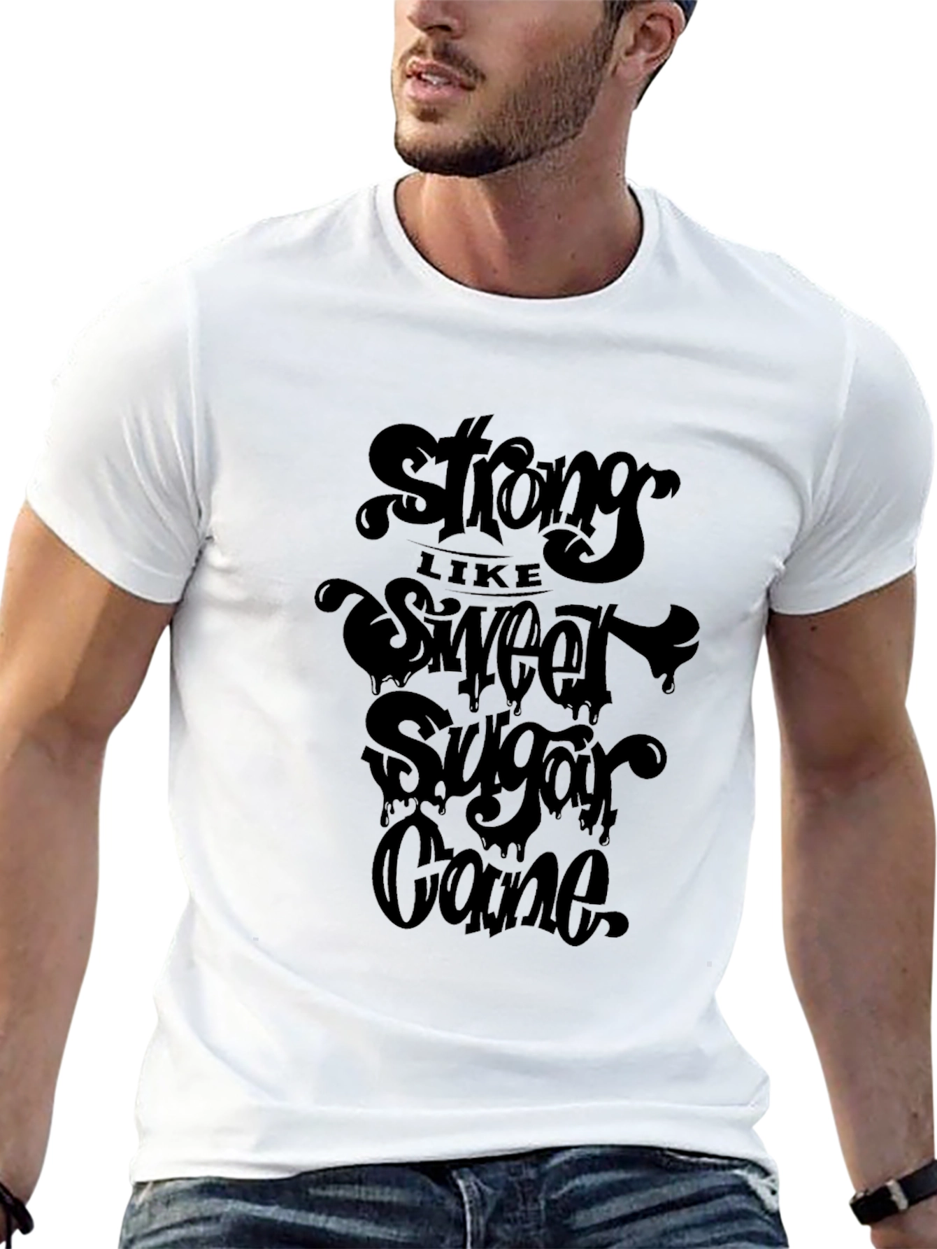 Strong Like Sweet Sugar Cane Graphic Tee