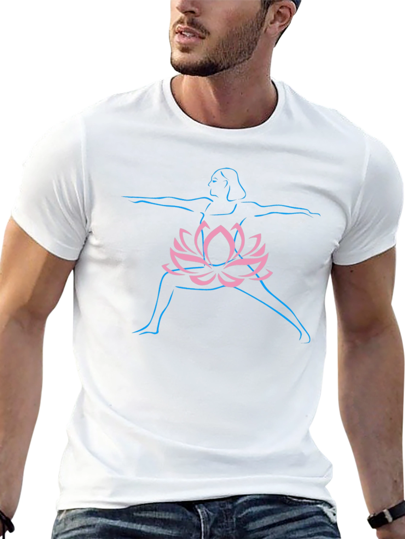 Yoga Lotus T-Shirt - Black