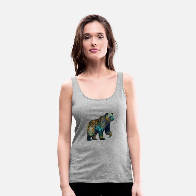 Wild Bear Watercolor Colorful Nature Outdoor 1