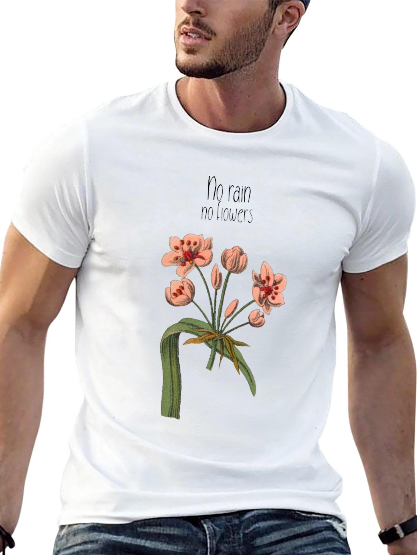 No Rain No Flowers Graphic T-Shirt