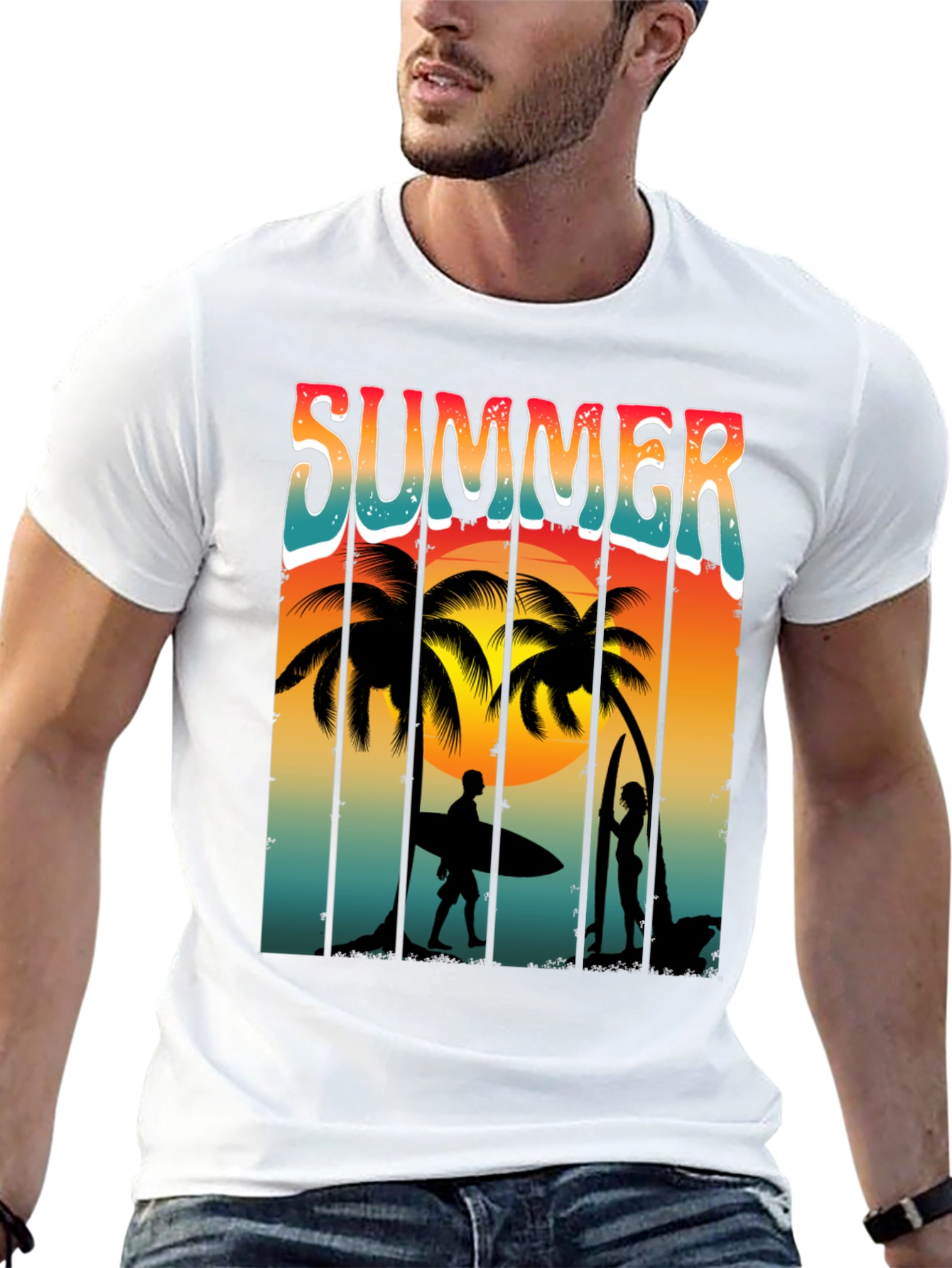 Summer Surfer Graphic Tee