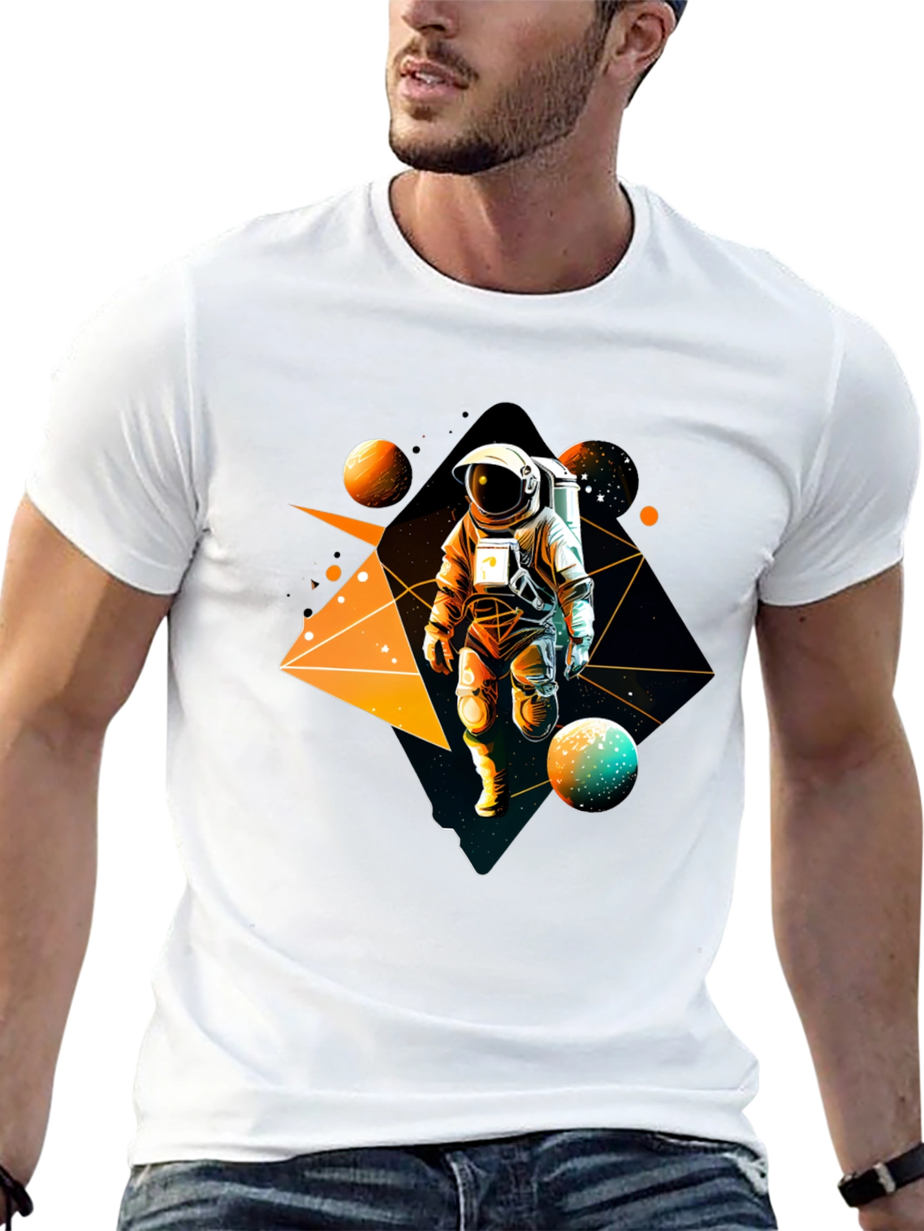 Astronaut Galaxy T-Shirt - Space Adventure Tee