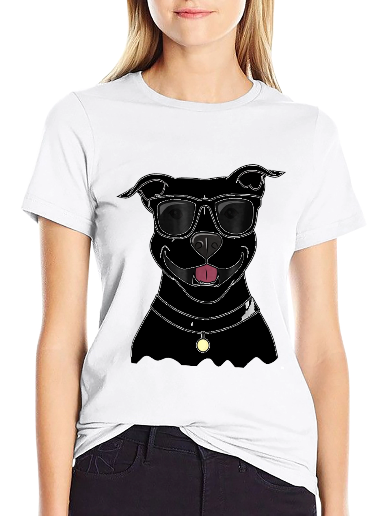 Cool Pitbull Sunglasses T-Shirt – Stylish Dog Lover Tee