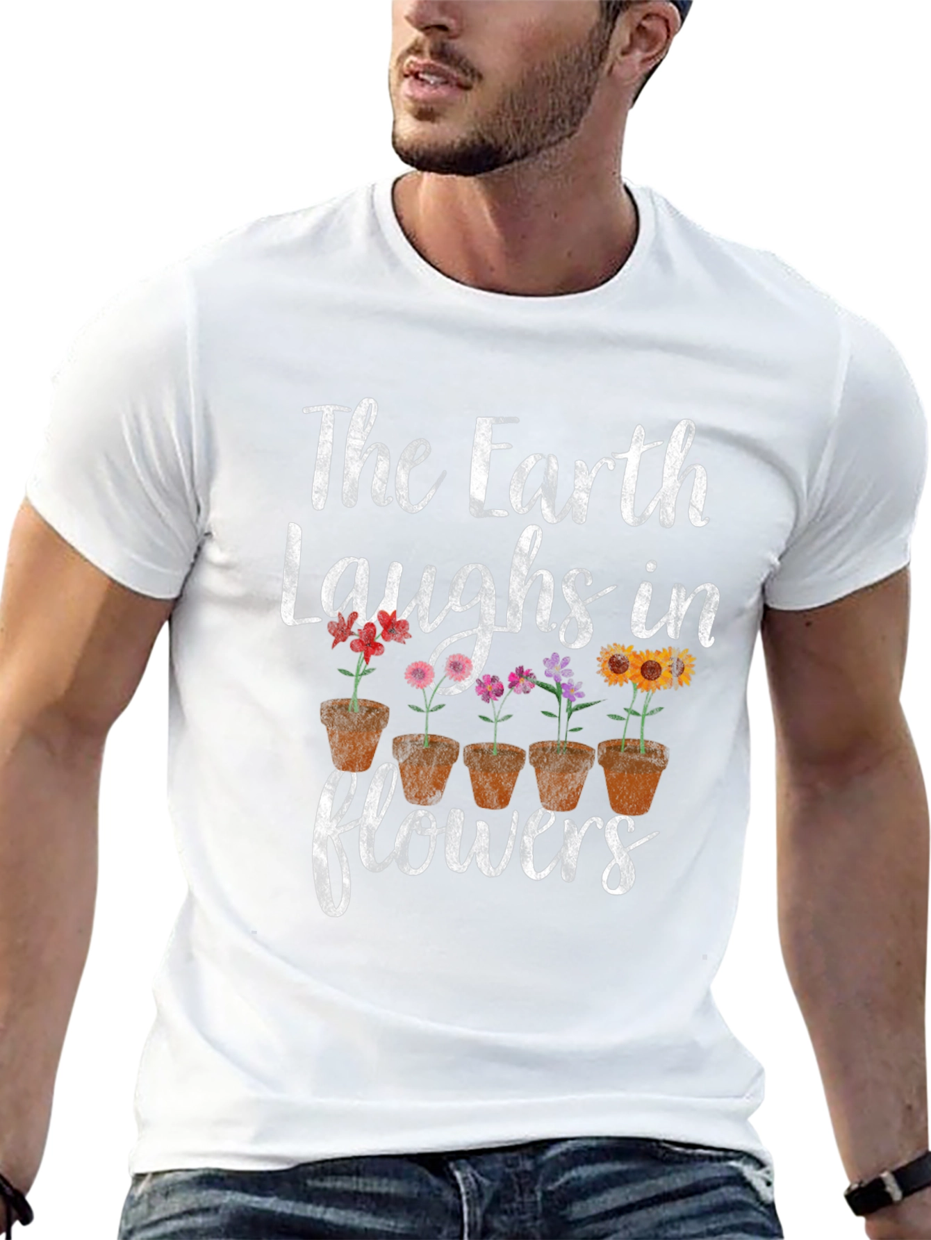 Earth Laughs in Flowers Graphic Tee