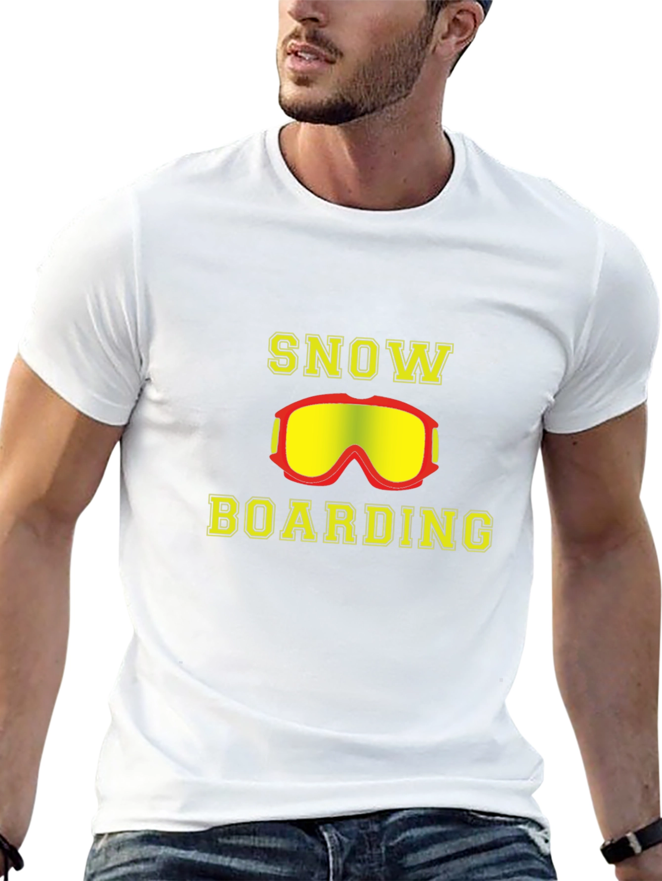 Snowboarding T-Shirt - Goggles Design