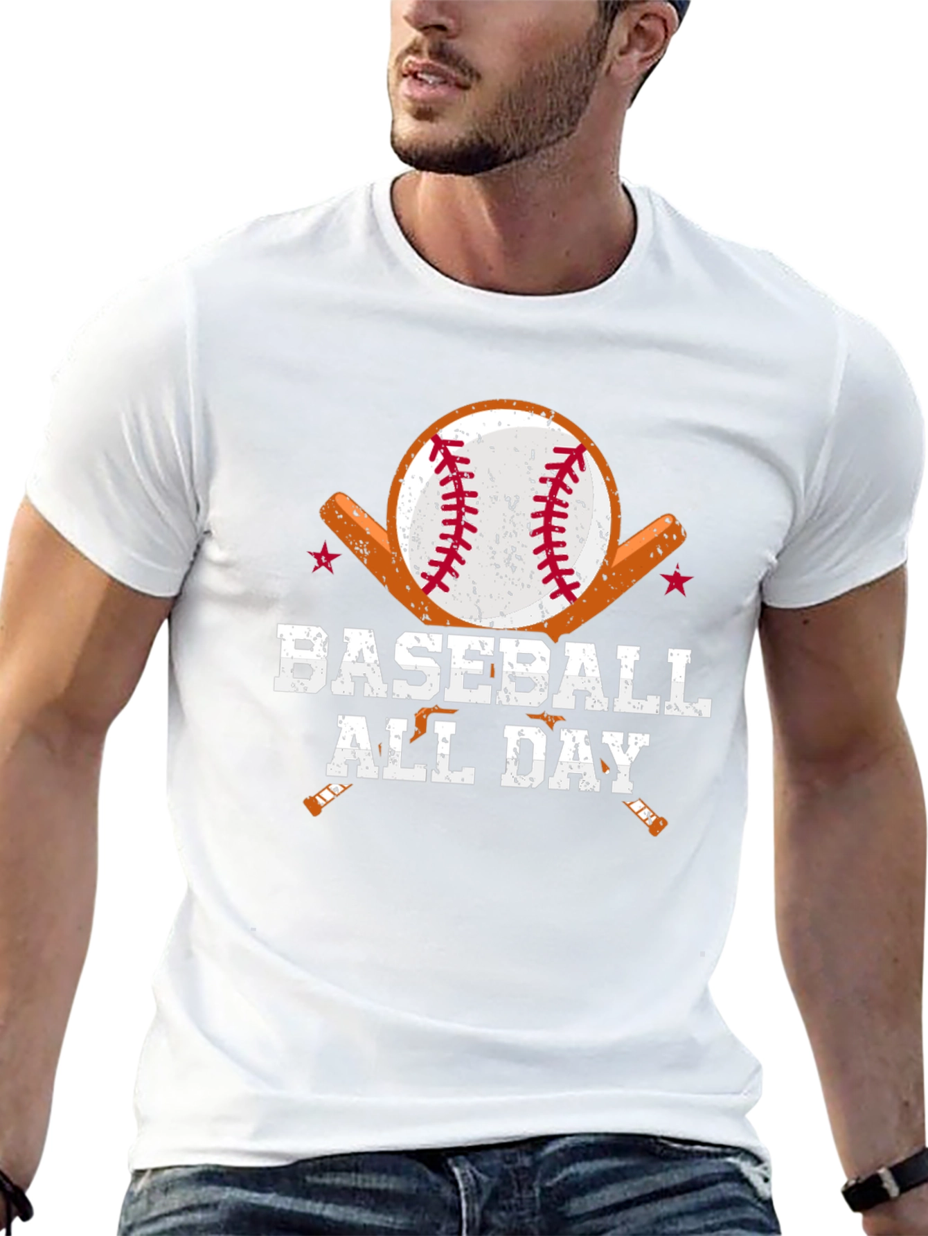 Baseball All Day Graphic Tee