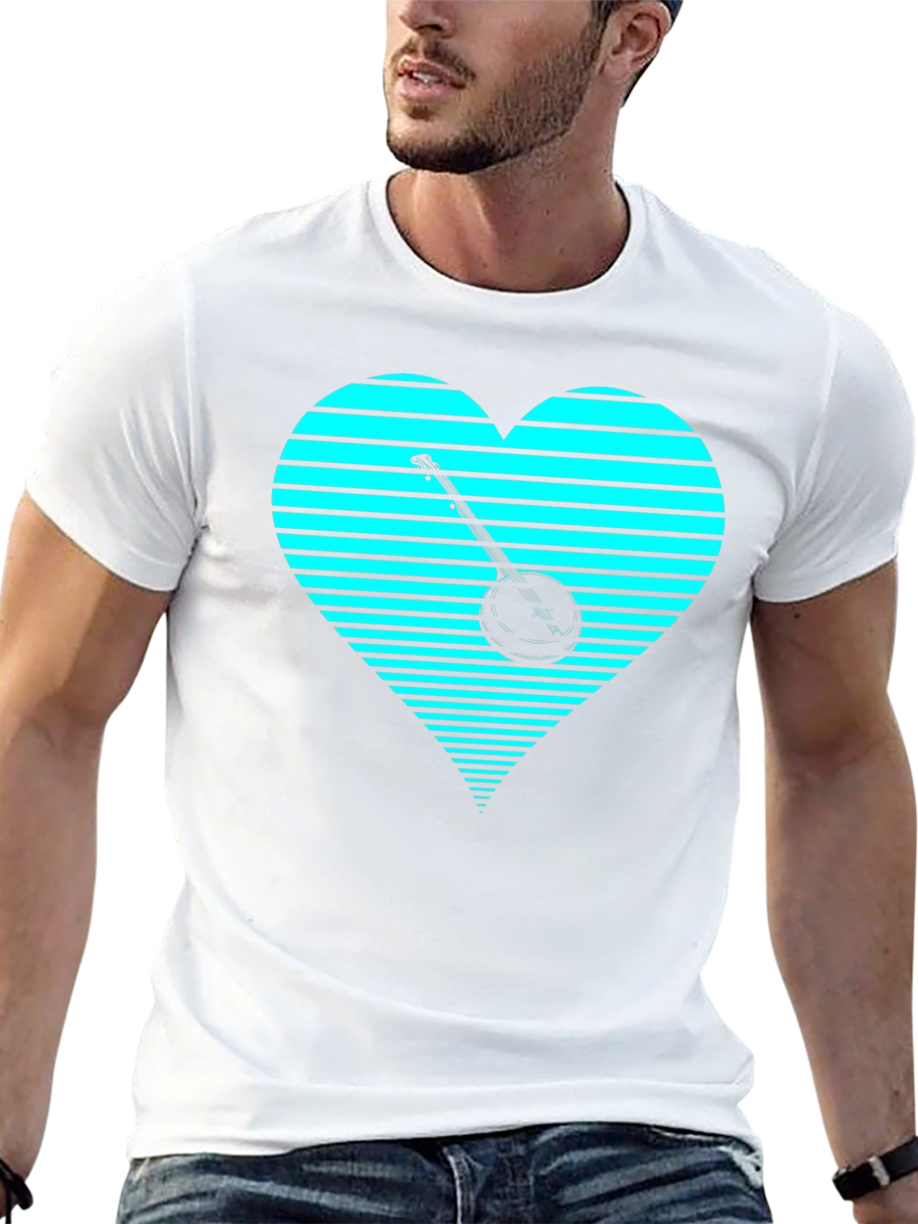 Banjo Heart Graphic Tee