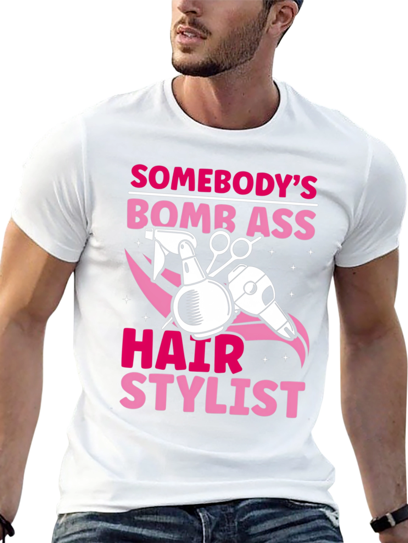 Bomb Ass Hair Stylist T-Shirt