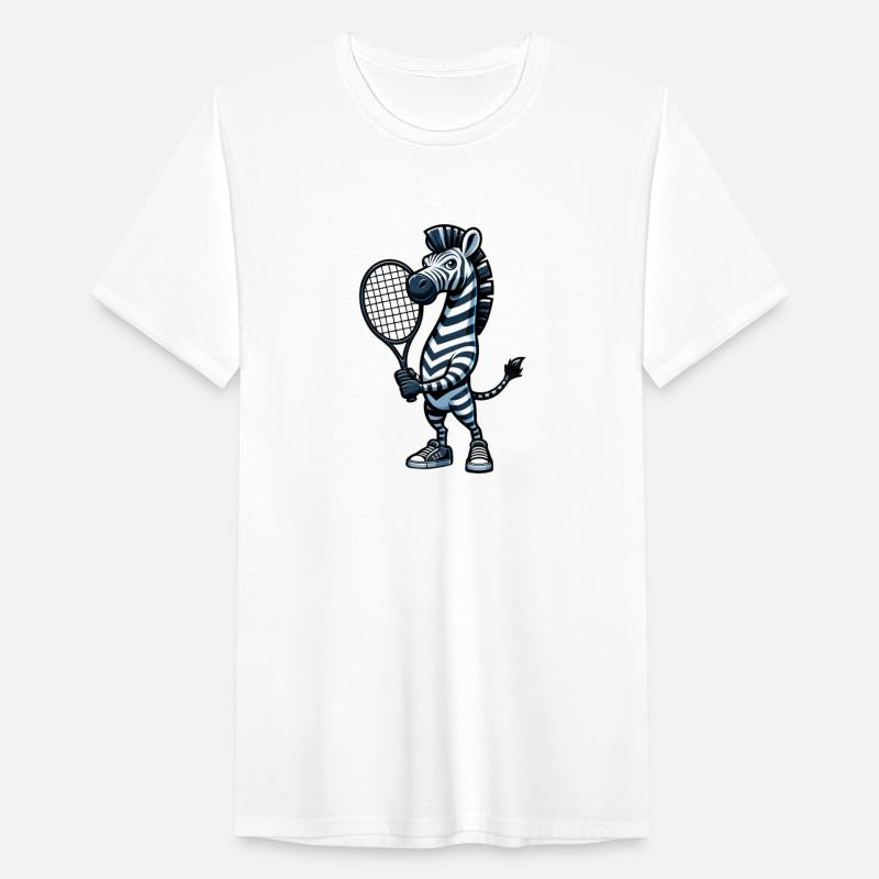 Zebra Tennis Pro - On the Court in Stripes.