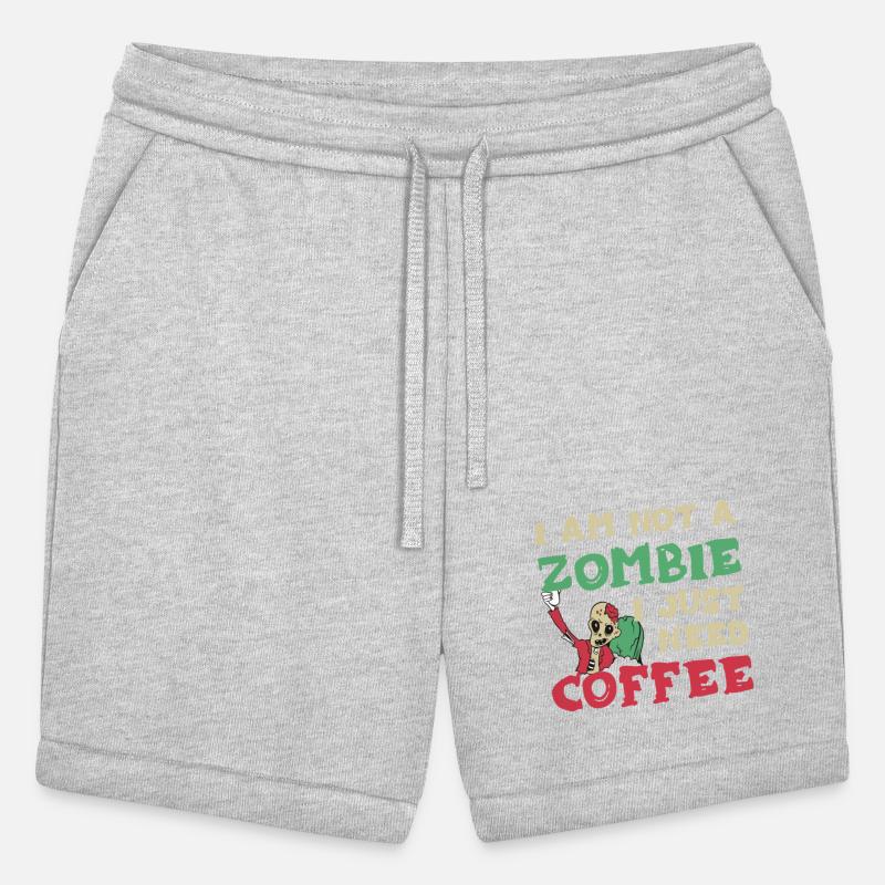Zombie Slogan I Am A Not zombie Just I Need Coffee