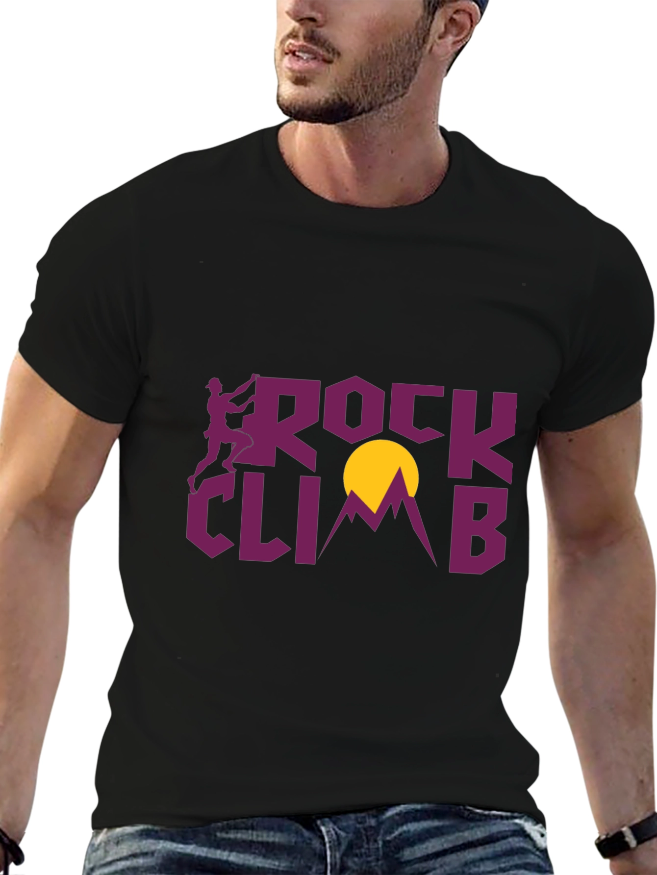 Rock Climb Graphic Tee - Mountain Adventure Shirt