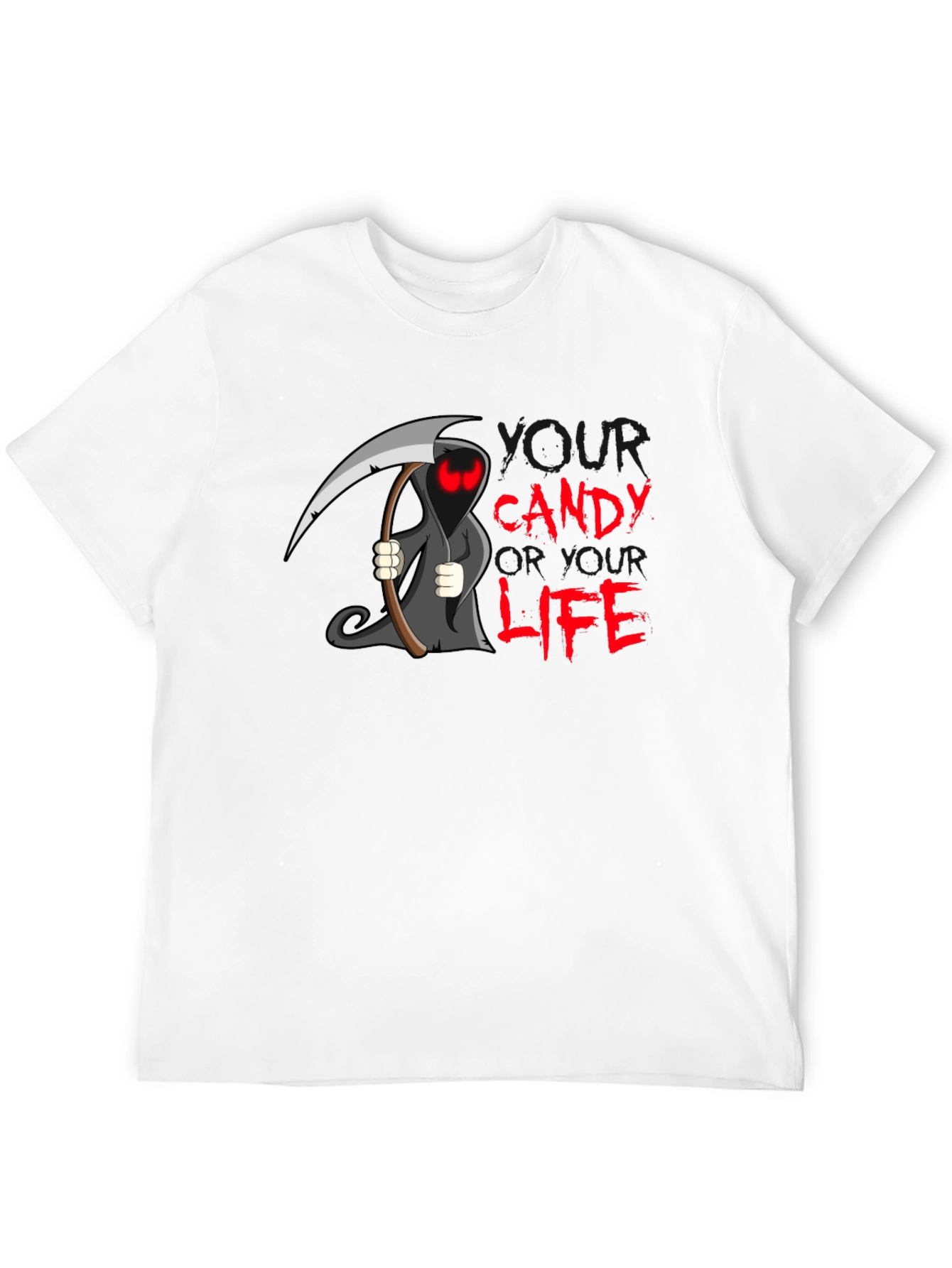 Grim Reaper Candy T-Shirt - Halloween Edition