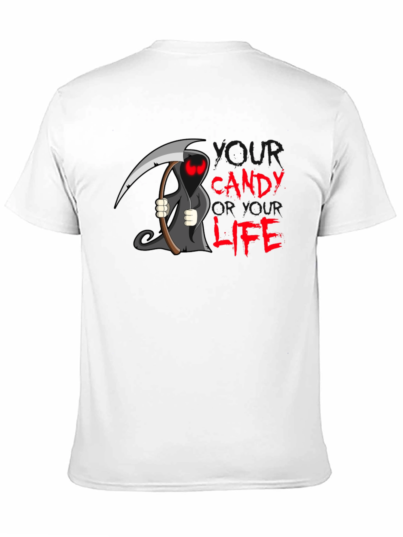 Grim Reaper Candy T-Shirt - Halloween Edition