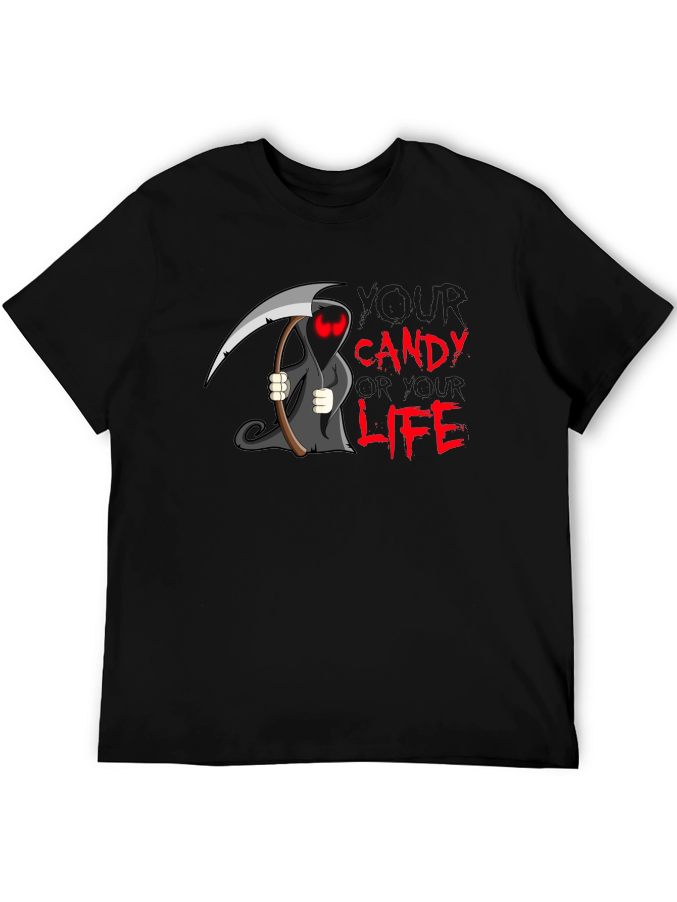 Grim Reaper Candy T-Shirt - Halloween Edition