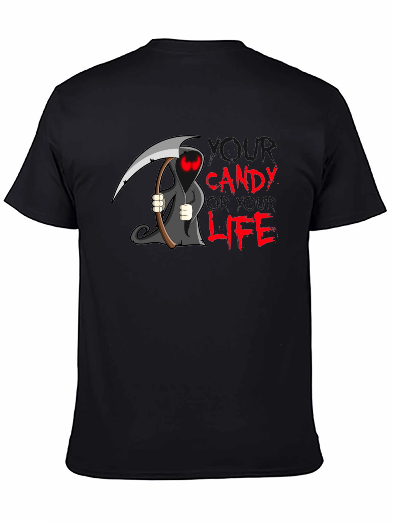 Grim Reaper Candy T-Shirt - Halloween Edition