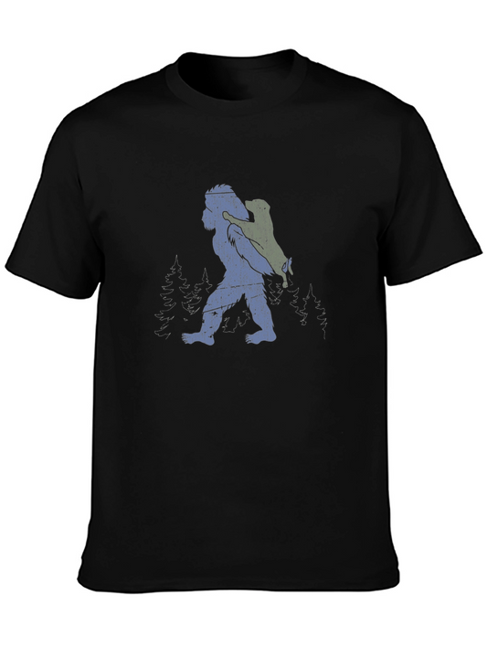 Sasquatch Dog Lover Graphic T-Shirt