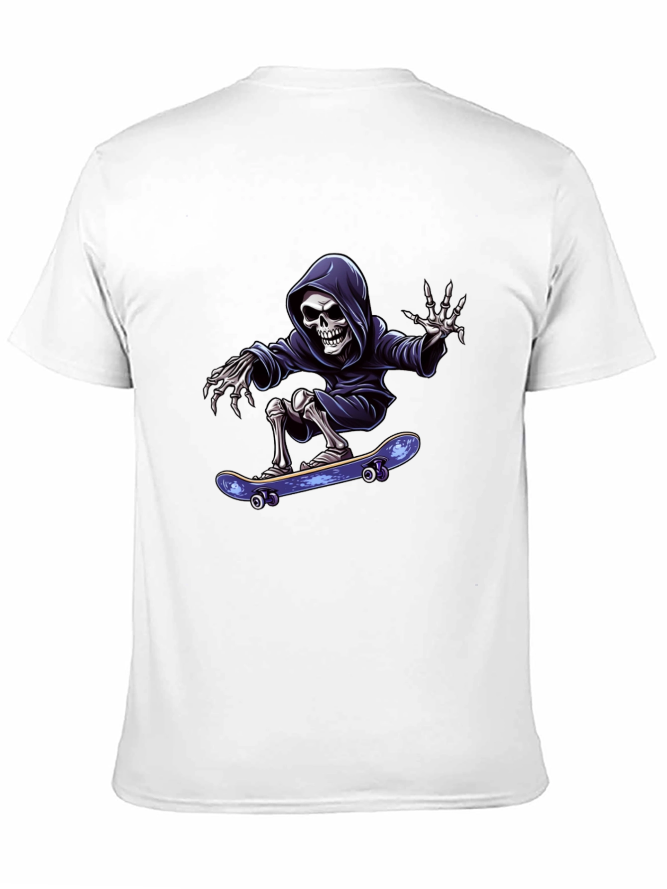 Skateboarding Grim Reaper Black T-Shirt