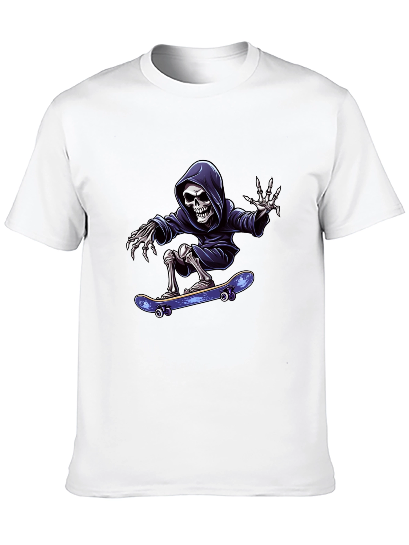 Skateboarding Grim Reaper Black T-Shirt