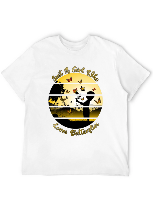 Girl Loves Butterflies T-Shirt