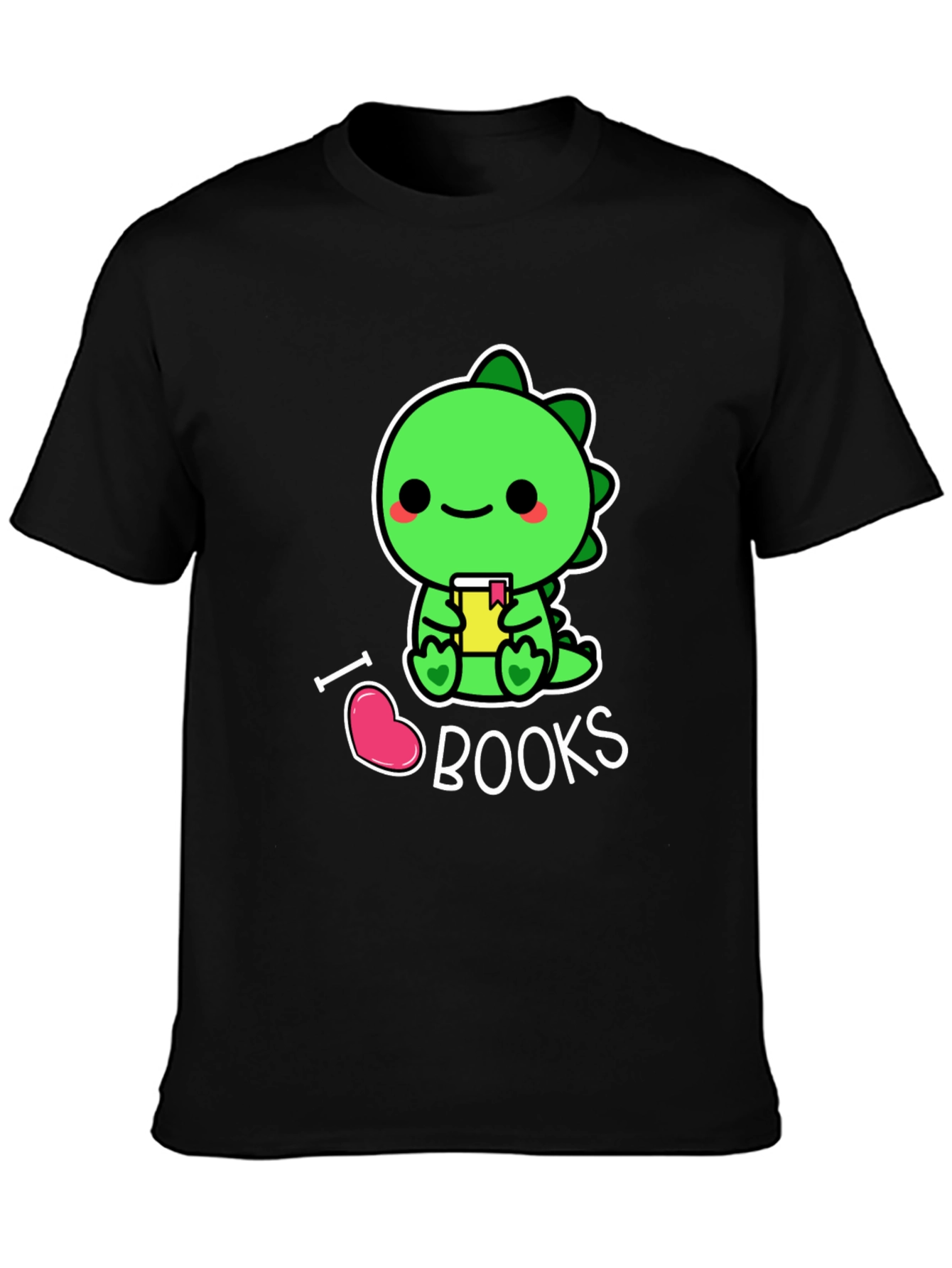 I Love Books Cute Dinosaur T-Shirt