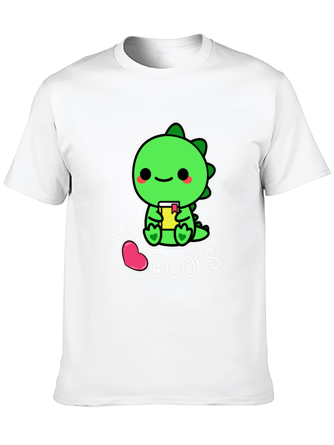 I Love Books Cute Dinosaur T-Shirt