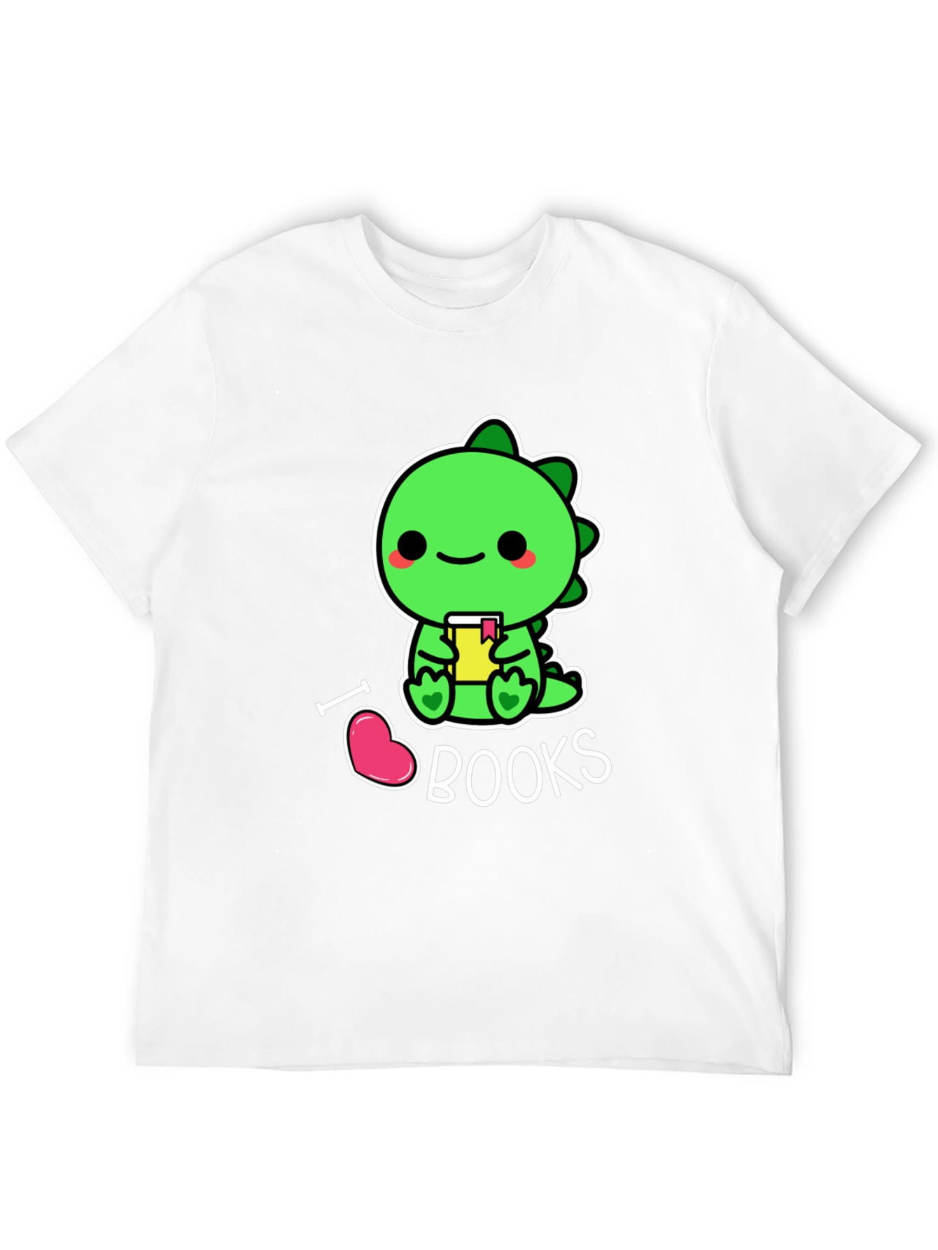 I Love Books Cute Dinosaur T-Shirt
