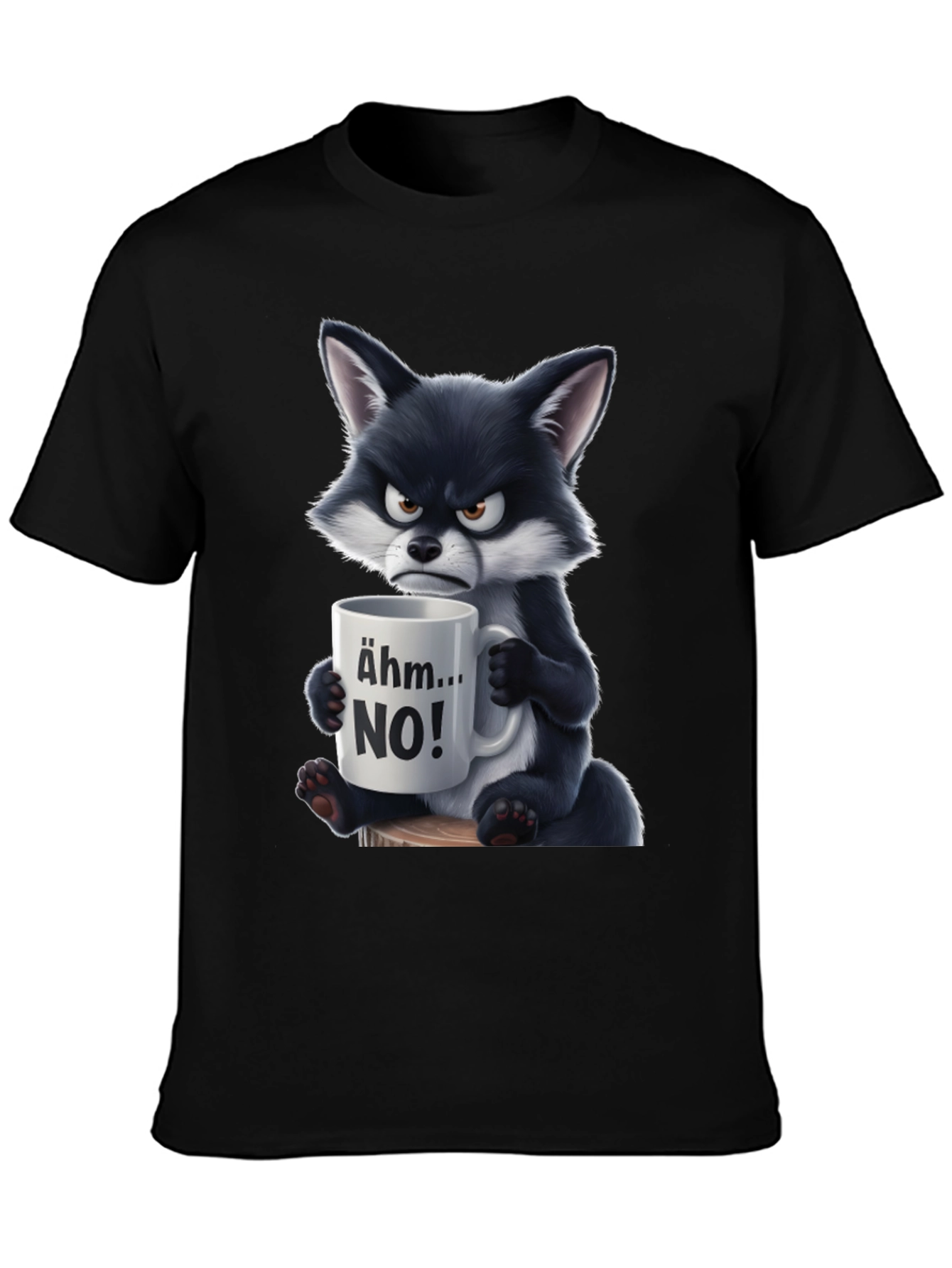 Grumpy Fox Ahm...NO! Graphic T-Shirt